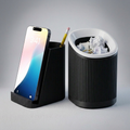 Kit Lixinho de Mesa + Porta Canetas com Suporte